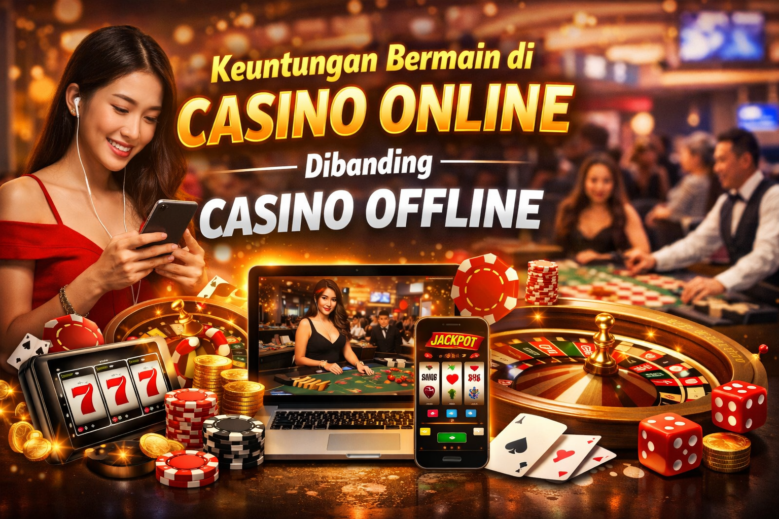 Keuntungan Bermain di Casino Online Dibanding Casino Offline