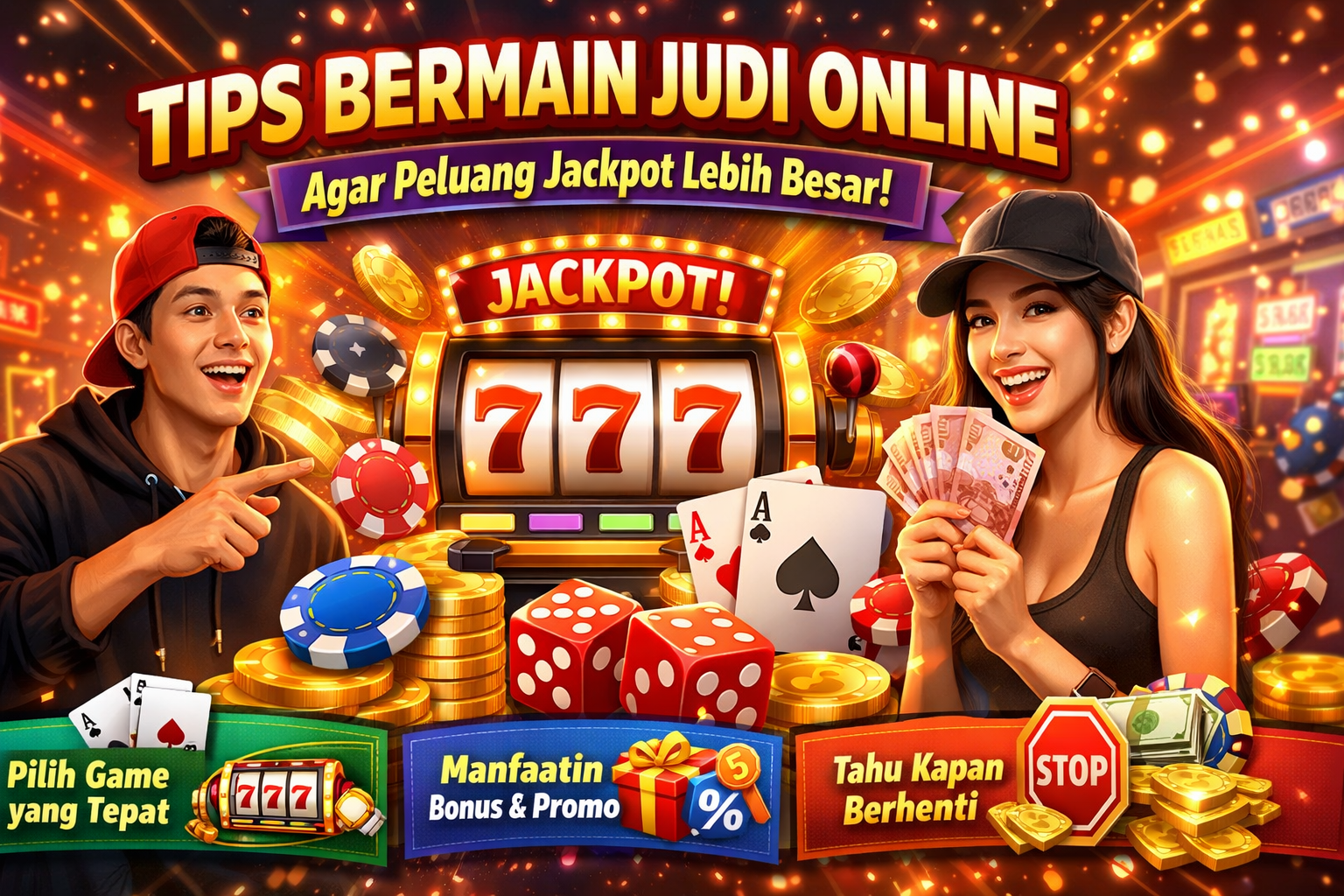 Tips Bermain Judi Online Agar Peluang Jackpot Lebih Besar